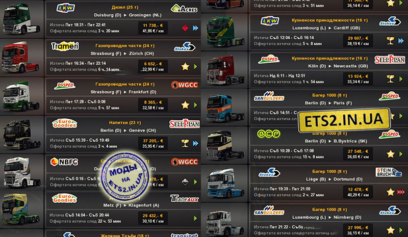 Cкачать моды euro truck simulator 2 - ETS 2